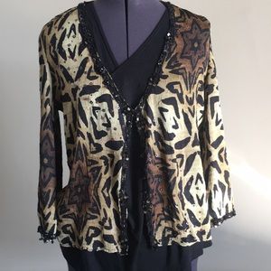 Alberto Makali beaded top